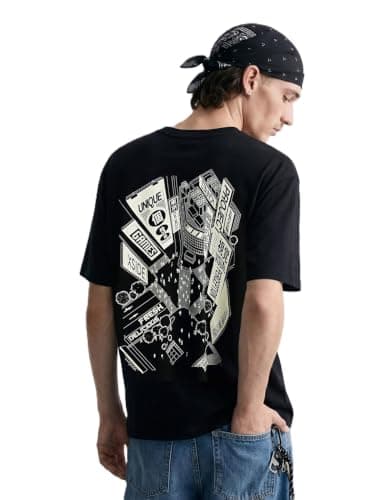 LC WAIKIKI Oversize Tokyo Print Men's T-Shirt