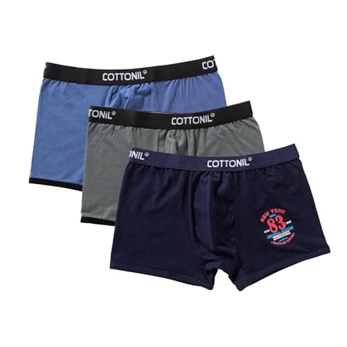 Cottonil Pack of 3 Cotton Relax Boxer Underwear for Men Underpants
