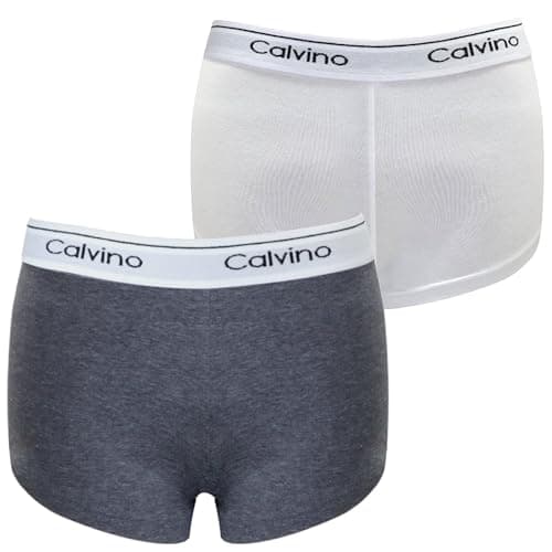 Calvino Womens Set Of 2 Pieces Sport Boxer Short Underwear (pack of 1) Underpants
