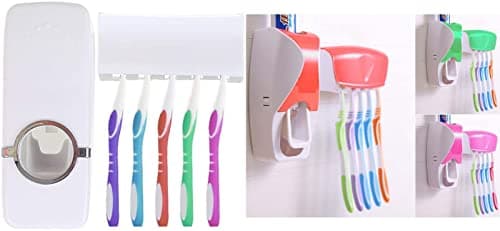 Generic Toothbrush Holder with Toothpaste Dispenser