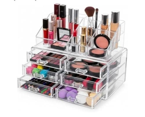 Makeup Organizer 6 Drawers - Storage Unit for Cosmetics and Accessories Caddy