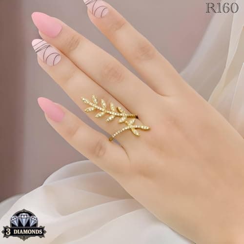 3 Diamonds 3370159539263 Wedding Ring for Women - Gold Plated
