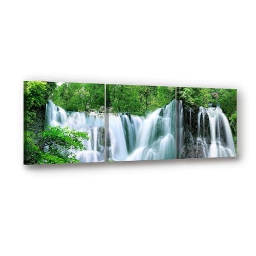 Visario Original 4212 Images on Canvas Ready to Hang 150 cm Waterfall Wall art