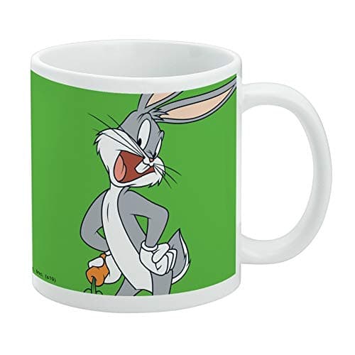 GRAPHICS & MORE Looney Tunes Bugs Bunny White Mug Drinking cup