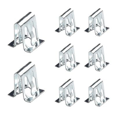 10 Pcs Universal Metal Dash Panel Retainer Clips for Interior Dashboard - Suitable for German and Japanese Cars Mechanical fasteners