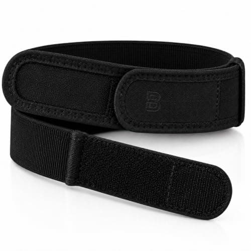 Globed No Buckle Elastic Belt for Men, Comfortable Stretch Waist Belt for 1.5 Inch Belt Loops, Buckle-Free Adjustable Belt for Jeans, Pants, Work and Everyday Wear Apparel belt