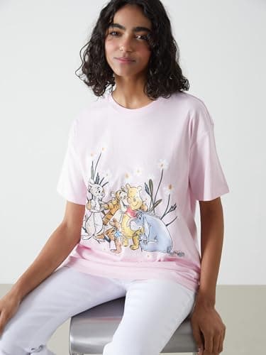 LC WAIKIKI Woman Crew Neck Winnie the Pooh Printed Women's T-Shirt