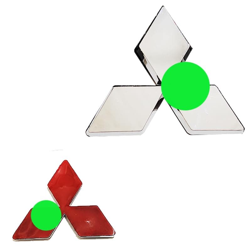 3D Car Stickers & Decals Replacement for Lost and Damaged Tag (MITSU?/?Peshi, Some Models, 8cm Rib, Code:8598) - KaberTrade