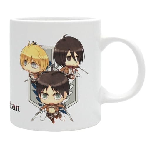 GB eye Attack On Titan Chibi Trio Mug Drinking cup