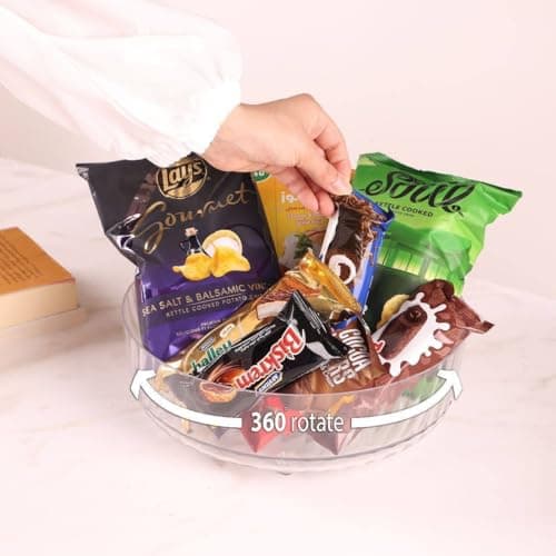 Generic Rotating Tray Organiser Transparent, 27 cm, .ex
