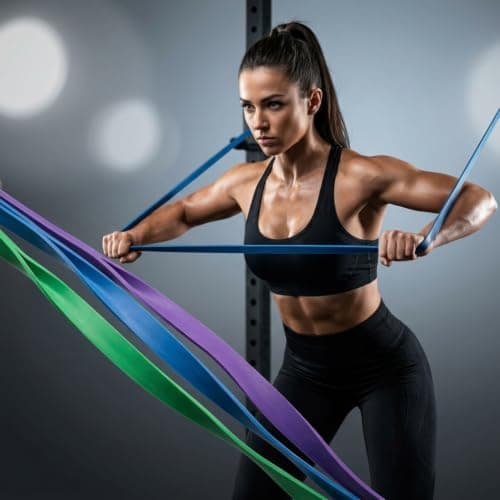 ComfortSign Resistance Bands Set of 3, Green Blue Purple | Loop Band, Multiple Colours