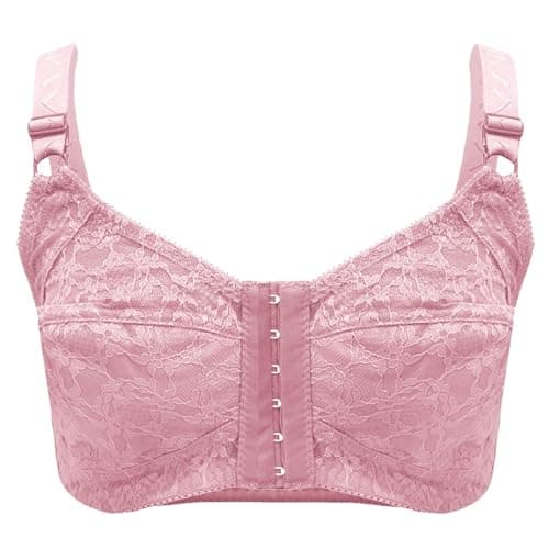Lasso womens Front open Bra with lace Bra (pack of 1)