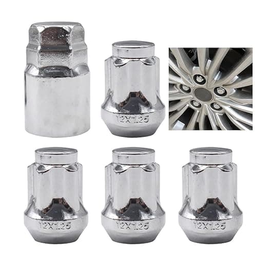 SACAR Car Wheel Lock Wheel Lock (Nut, Size 12 * 1.25)