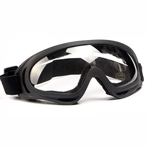 SPOSUNE Motorcycle Goggles for Men Women,Airsoft Goggles UV400 Protective Light Anti-Glare Detachable Lenses Windproof Dustproof Ski Goggles Safety Goggles