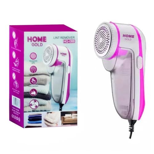 Lint Remover for Clothes, 5W Fabric Shaver with Honeycomb Mesh, Large Visible Lint Container and Ergonomic Portable Design for Sweaters, Coats and Upholstery, HG-088