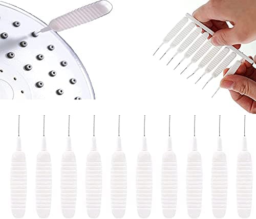 10pcs Shower Nozzle Cleaning Brush,Reusable Multifunctional Shower Head Anti-Clogging Small Brush, Household Cleaning Supplies Accessories for Cell Phone Hole Multifunctional Brush Head