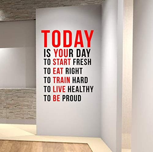 Spoil Your Wall Quotes Decals for Gym, Home Decor, Waterproof Stickers