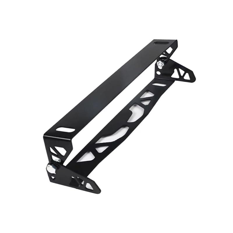 Kaber Egypt 2020 - Adjustable Aluminum Alloy License Plate Holder Frame (1 Piece, Black, Code:9258)