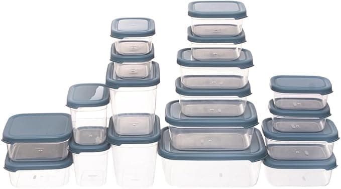 18 Pcs Plastic Food Storage Container Set Airtight Lids Microwave Safe