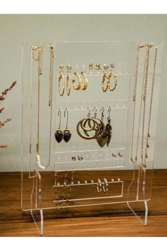 Acrylic Mini Hanger Earring Organizer and Jewelry Accessory Display Stand Jewelry storage