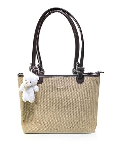 BG-W-TOT001 - STYLISH WOMEN'S SHOULDER TOTE BAG WITH CHARM Handbag