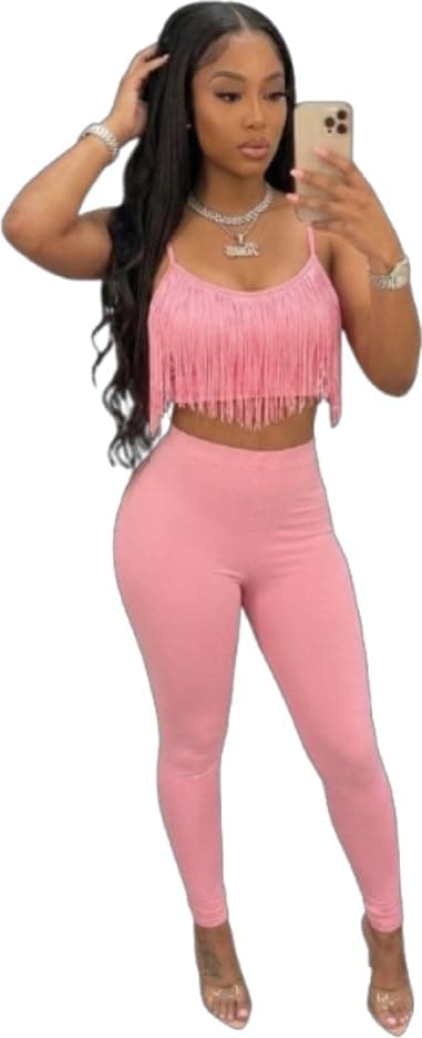 طقم بجامة لانجيري لون بينك Pajamas