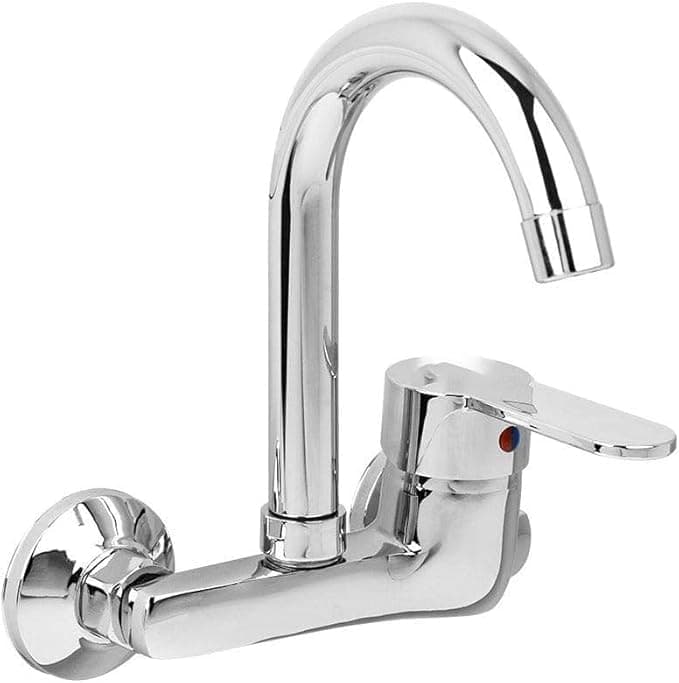 Modern Kitchen Water Mixer - Multi Shapes and Colors - Water Mixer with Elegant Design and High Quality (Wall Mixer - Crutch) Faucet