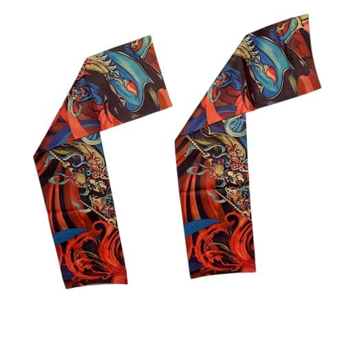 أكمام الوشم الاصطناعي بتصميم التنين الأسطوري من lokyboy Arm sleeve