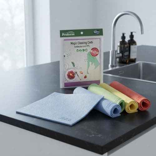 Multipurpose Microfiber Car and Glass Cleaning Towel Soft Polishing Cloth for Vehicle Body and Household Appliances Lint Free Reusable Design