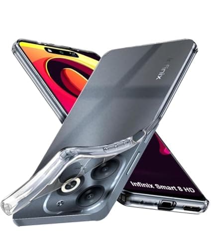 (Hot 40i Smart 8) Case Soft TPU Bumper Silicone Bumper Full Camera Protection Transparent Cover For Infinix Hot 40i Smart 8 Cellular phone case