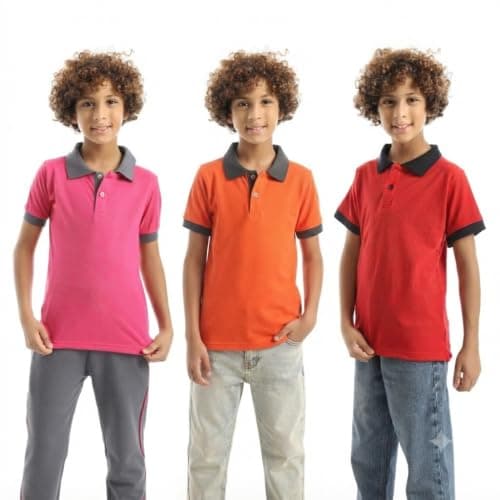 Red Circle Unisex Bundle Of 4 T-Shirt Bundle Of 4 T-Shirt Outerwear