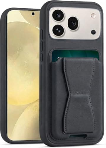 Case Leather Featuring Wallet Design With(Compatible With Honor 600 Pro) Card Holder Shock-Resistant TPU Frame And Synthetic Leather Kickstand That Offers Elegant Look And Comfortable Grip (Dark Gray) Cellular phone case