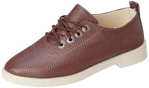 B&W womens B&W-W007-Brown-38 Sneaker Shoes