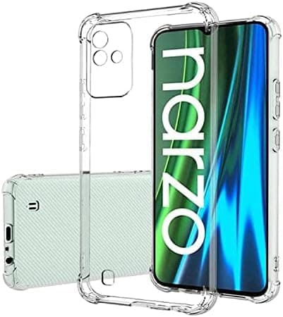 Compatible with For Oppo Narzo 50i case Case Shock-Resistant Flexible TPU Gasbag Protection Rubber Soft Silicone Anti Dropping Phone Cover Cellular phone case