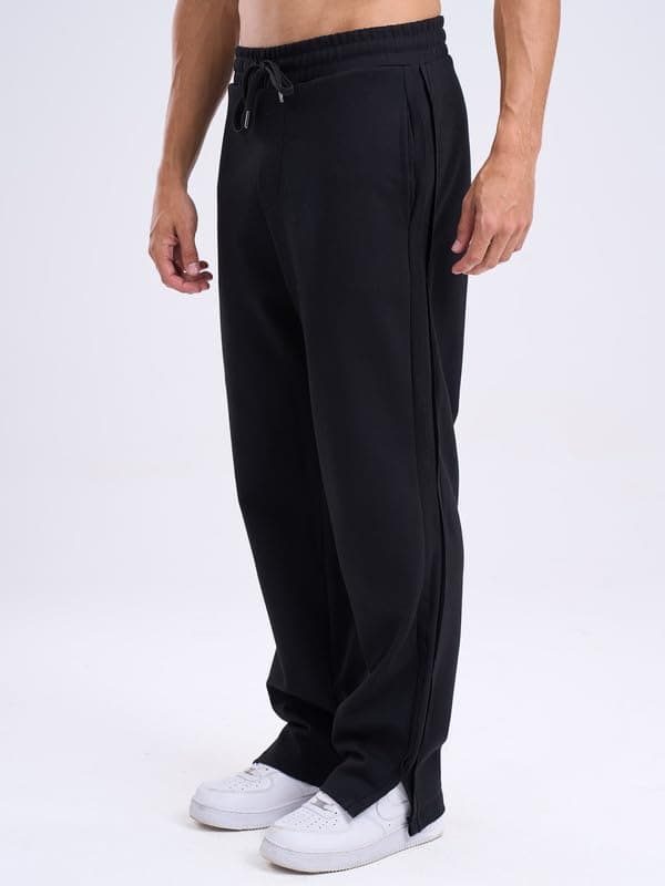 Bowline Wide Leg Slit Sweatpants Pants