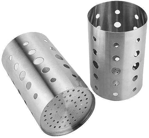 Metal Spoon Strainer for Kitchen – Spoon & Cutlery Drainer Organizer – Practical Holder by Sink and Kitchen Counter - AM