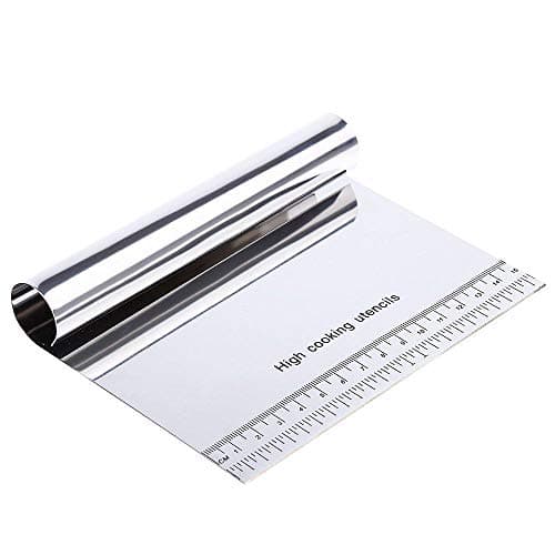 Fresh Stainless Steel Cake Smoother Dough Scraper Cutter Bakeware