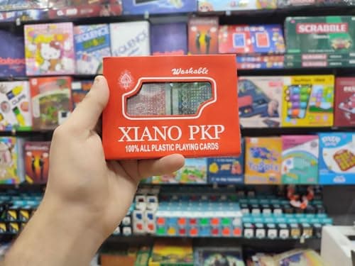 Xiano PKP 100% Plastic Playing Cards, Washable Tabletop game