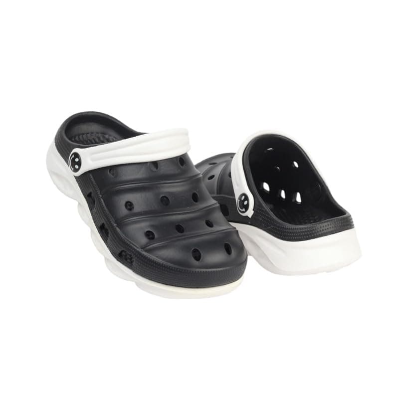 سليبر شبابى فلات ايفا 1214 اسود فى ابيض 44 Slipper