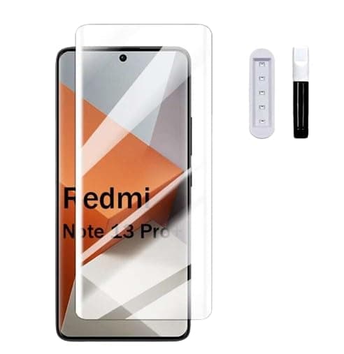 3D UV Glass Screen Protector for Redmi Note 14 Pro+ / Mi Note 13 Pro+ 5G, Clear