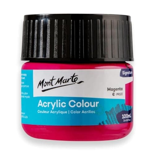 Monte Marte MSCH1054 Acrylic Colour Paint 100 ml, Magenta