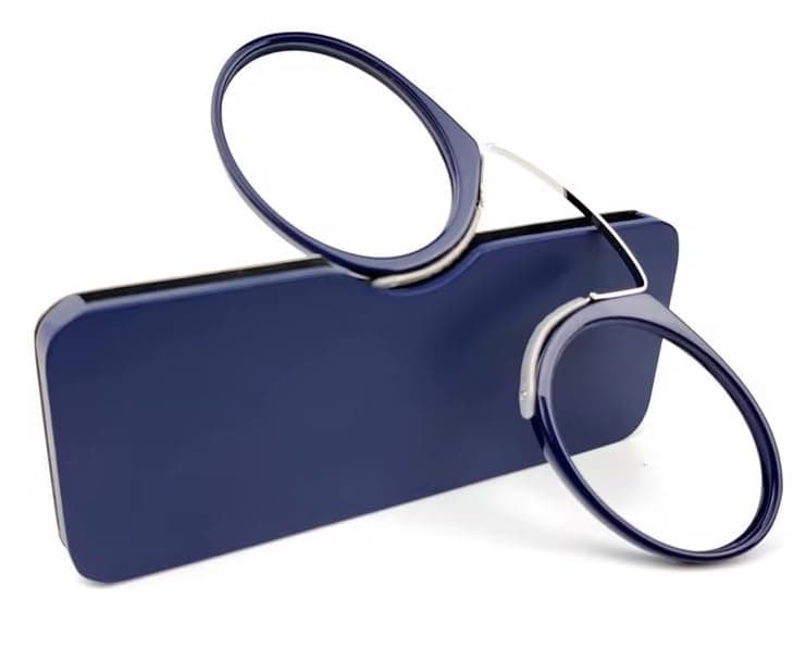 Reading Glasses Without Arms, Mini, Clip-on Nose Reader for Men & Women, Anti-slip Portable Flexible Reading Glasses, for Travel,Exclusive to Seller's INFINITY-HANDMADE ONLY Corrective eyeglasses