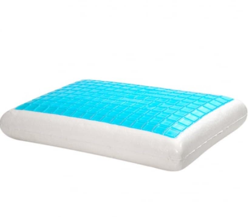 Flat Foam Pillow with Classic Ergonomic Design for Head and Neck Support – Healthy & Deep Sleep with Improved Sleep Posture – Modern & Sophisticated Style for Organized Bedrooms – White