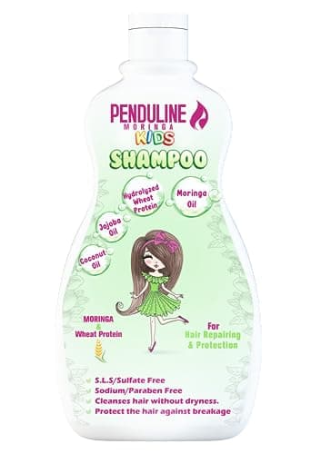 Penduline Moringa Kids Shampoo | Silky & Oily | Gentle Cleansing & Frizz Control |Nourishing & Moisturizing | 300 Ml