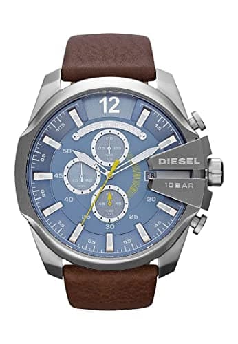 DIESEL Mega Chief Round Chronograph Analog Blue Dial Men's Watch DZ4281
