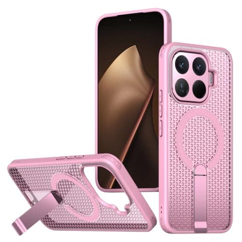 GOLDEN MASK Compatible With Xiaomi 17T Pro Trendy Color Matching Magnic Case (Pink)