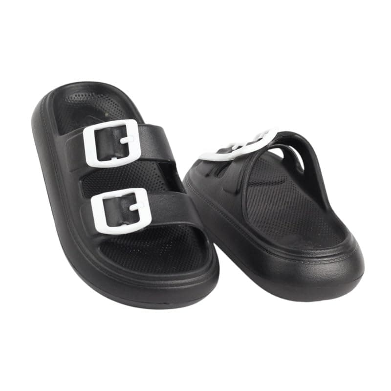 سليبر حريمى مسطح ايفا 1245 اسود 40 Sandal