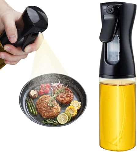 Jumbo Glass Oil Sprayer for Air Fryer Cooking Hair Mist Plants & Cleaning