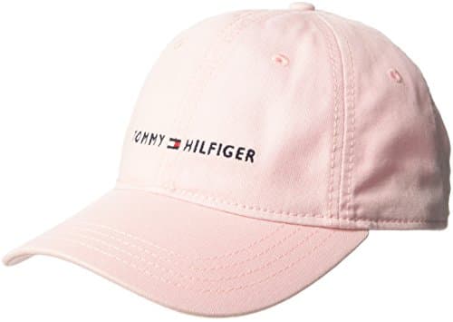 Tommy Hilfiger mens Cotton Logo Adjustable Baseball Cap Baseball Cap Hat