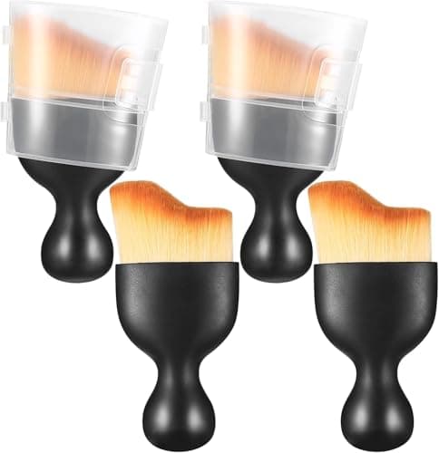 Circle M 4-Pack Soft Car Detailing Brush Set: Interior Dust & Vent Cleaner Kit Home
